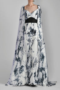 Her Trove - Printed Mikado Piqué dress